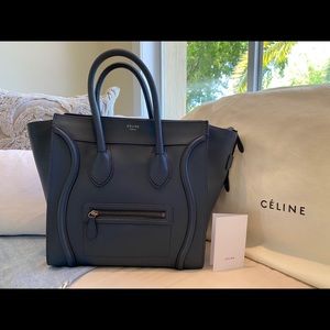 Celine mini luggage bag